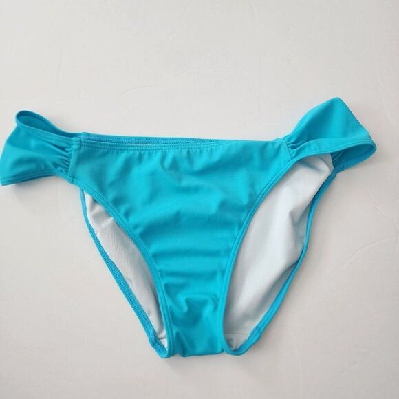 Victoria's Secret/Pink - Size M - Neon Nectar  Surf Crochet Hipster Swim Bottoms - Picture 2 of 9